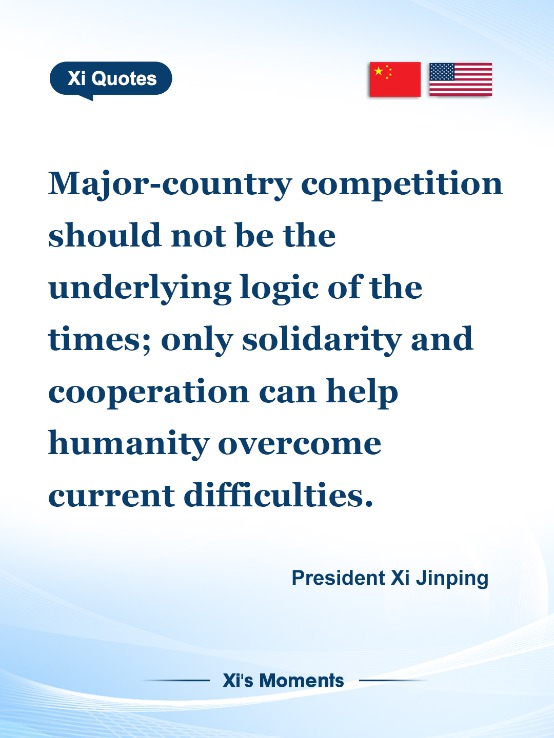Highlights of Xi's remarks at meeting with US President in Peru